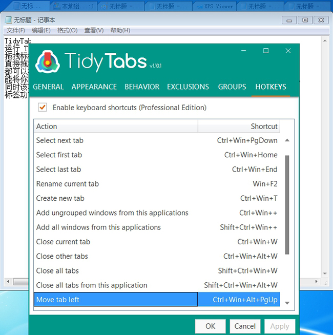 TidyTabs